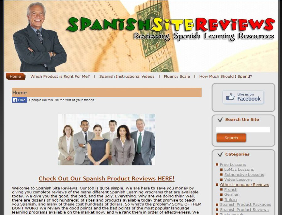 Spanish Site Reviews